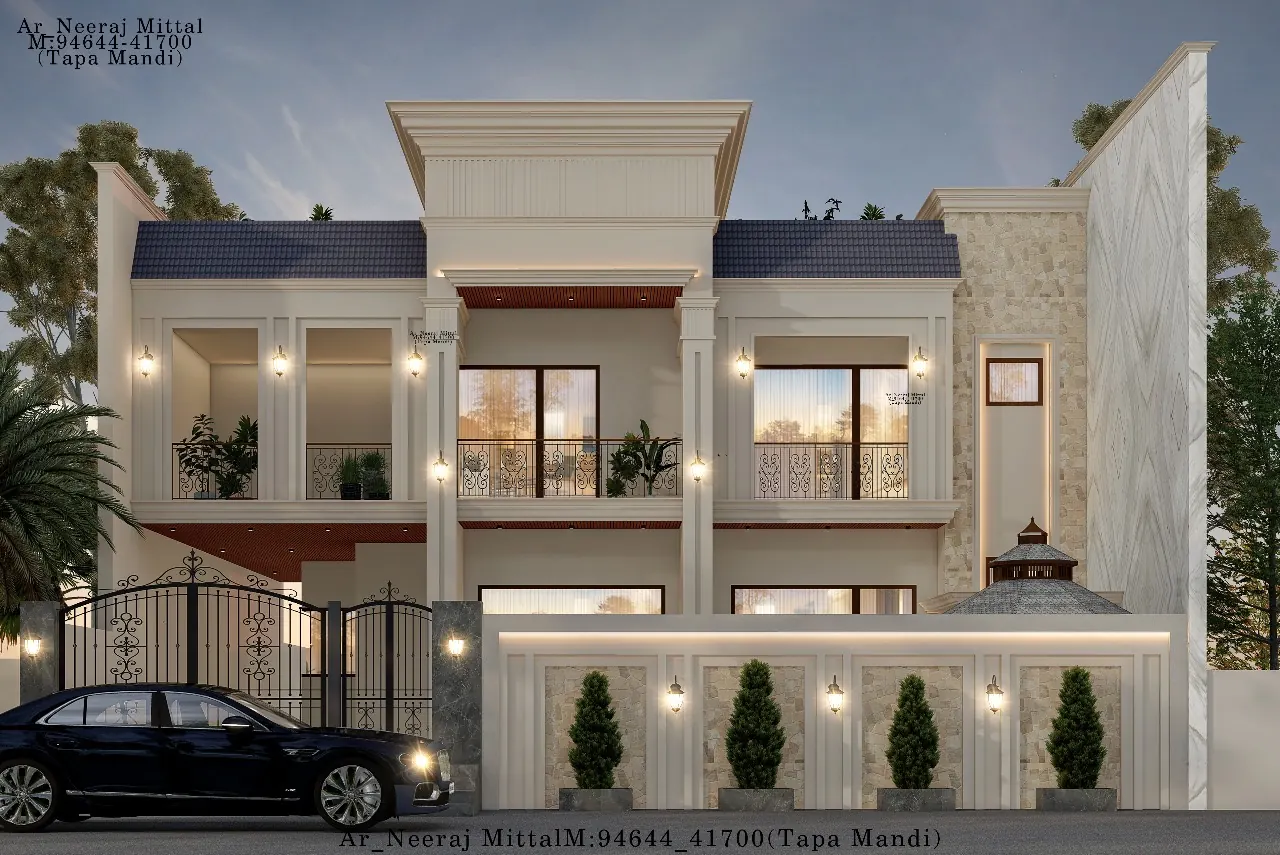 Goyal Residence luxury residential architecture in Maur Mandi, Punjab